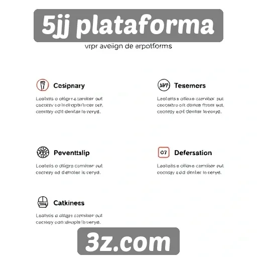 Características de design da interface do 5jj plataforma